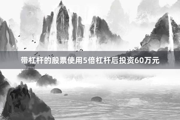 带杠杆的股票使用5倍杠杆后投资60万元