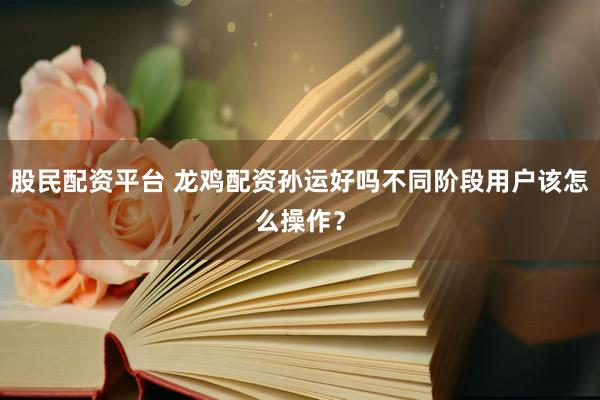 股民配资平台 龙鸡配资孙运好吗不同阶段用户该怎么操作？