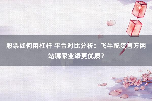 股票如何用杠杆 平台对比分析：飞牛配资官方网站哪家业绩更优质？