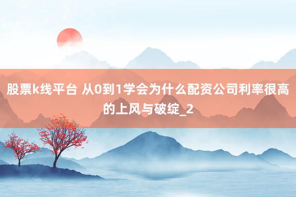 股票k线平台 从0到1学会为什么配资公司利率很高的上风与破绽_2